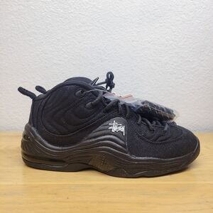 Nike Stussy x Air Penny 2 'Triple Black' DQ5674-001 Men's Size 8 Brand NEW